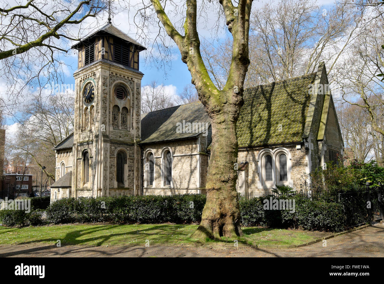 Alte Kirche St. Pancras, Somers Town, Camden, London, England, Vereinigtes Königreich Stockfoto