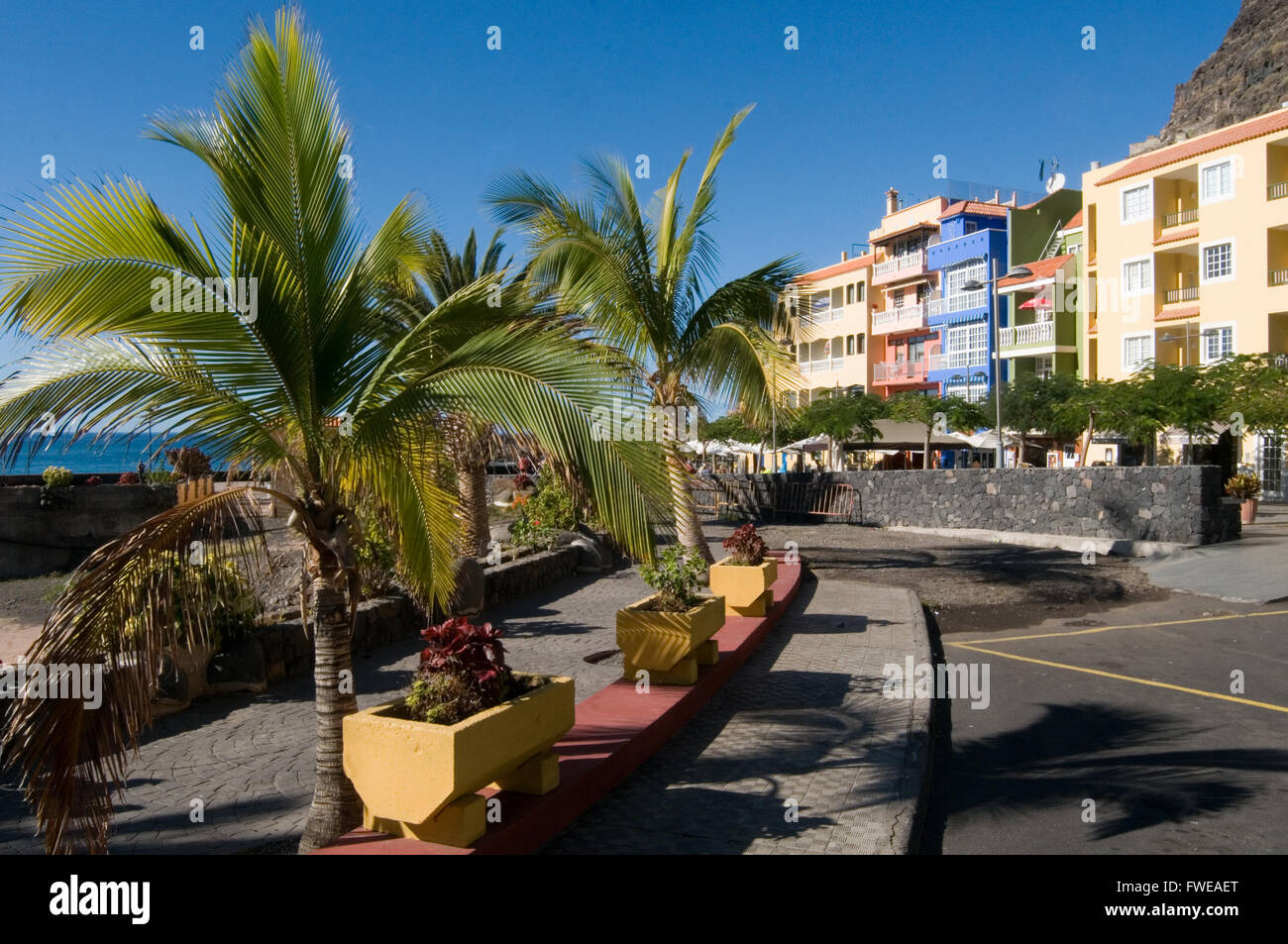 Tazacorte-La Palma-Strandkleider resort Kanaren Insel Inseln Insel Stockfoto
