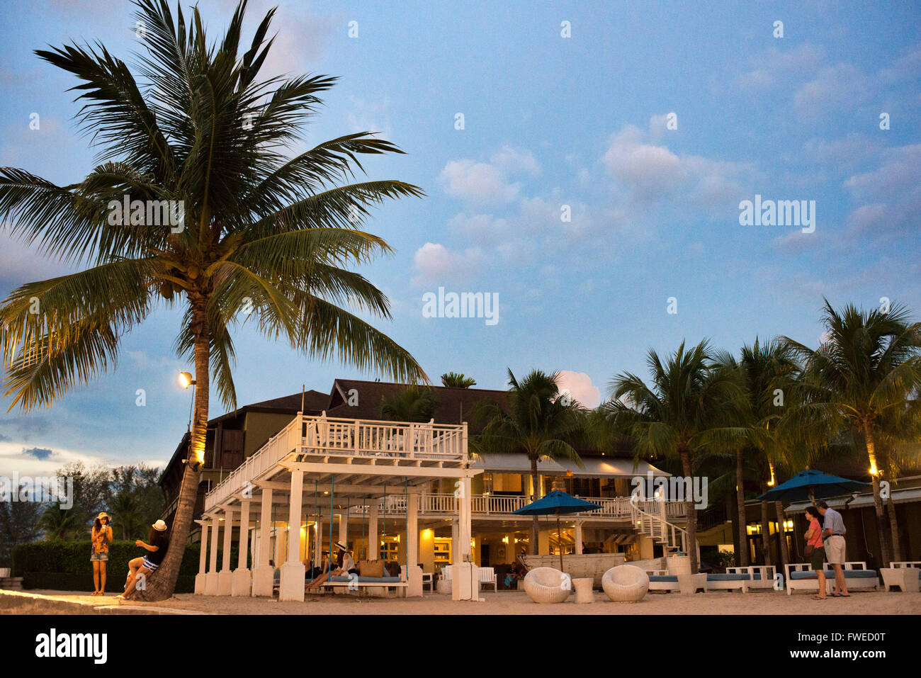 Anantara Si Kao Resort & Spa, südlich von Krabi, Thailand. Befindet sich auf den weichen weißen Sand von Changlang Beach, Anantara Si Kao Reso Stockfoto