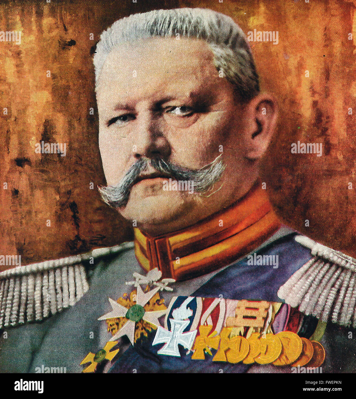 Paul von Hindenburg, Victor von Tannenberg Stockfoto