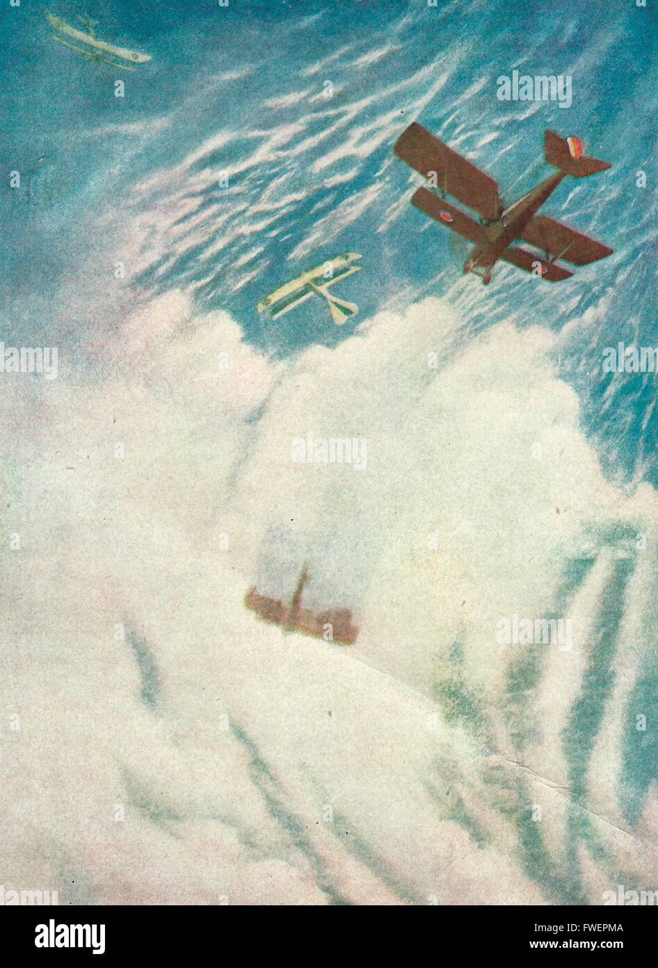 Der Krieg in der Luft - Krieg Stockfoto