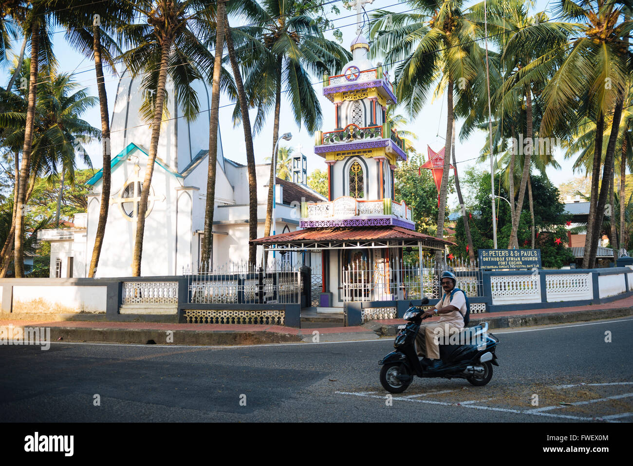 Fort Kochi (Cochin), Kerala, Indien, Südasien Stockfoto