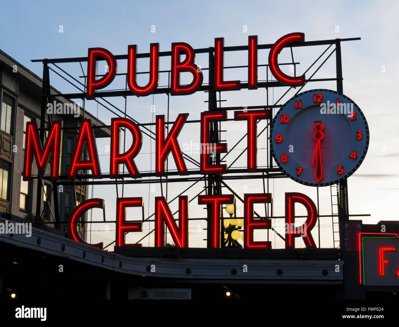 Pike Place Market. Seattle, Washington, USA. Stockfoto