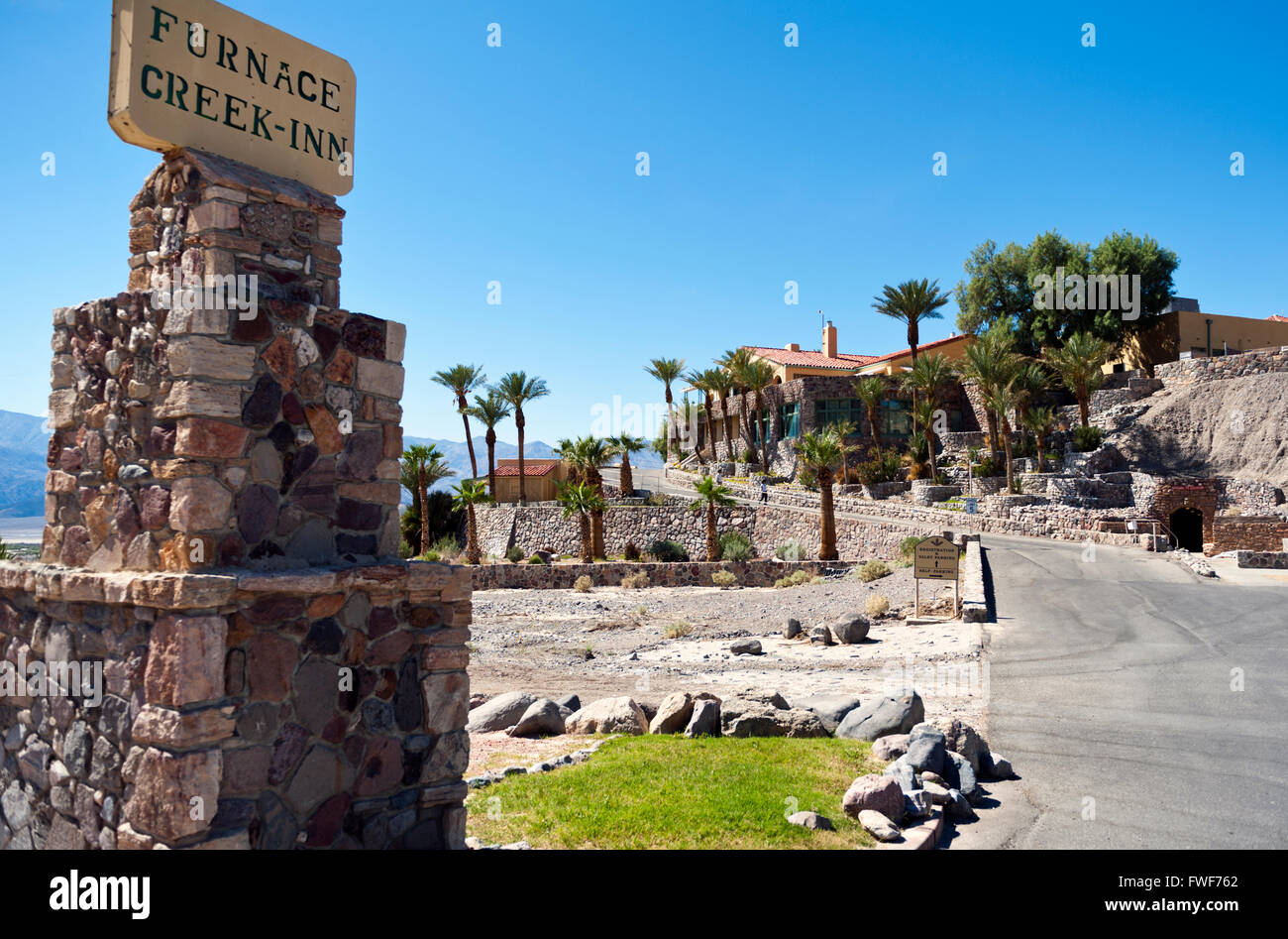 Furnace Creek Inn, Death Valley, Kalifornien Stockfoto