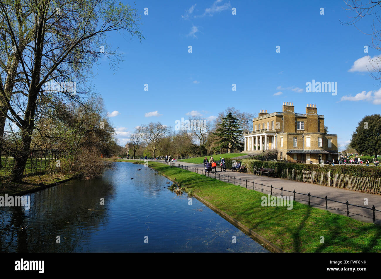 Clissold Haus im Clissold Park, Stoke Newington, Hackney, London UK Stockfoto