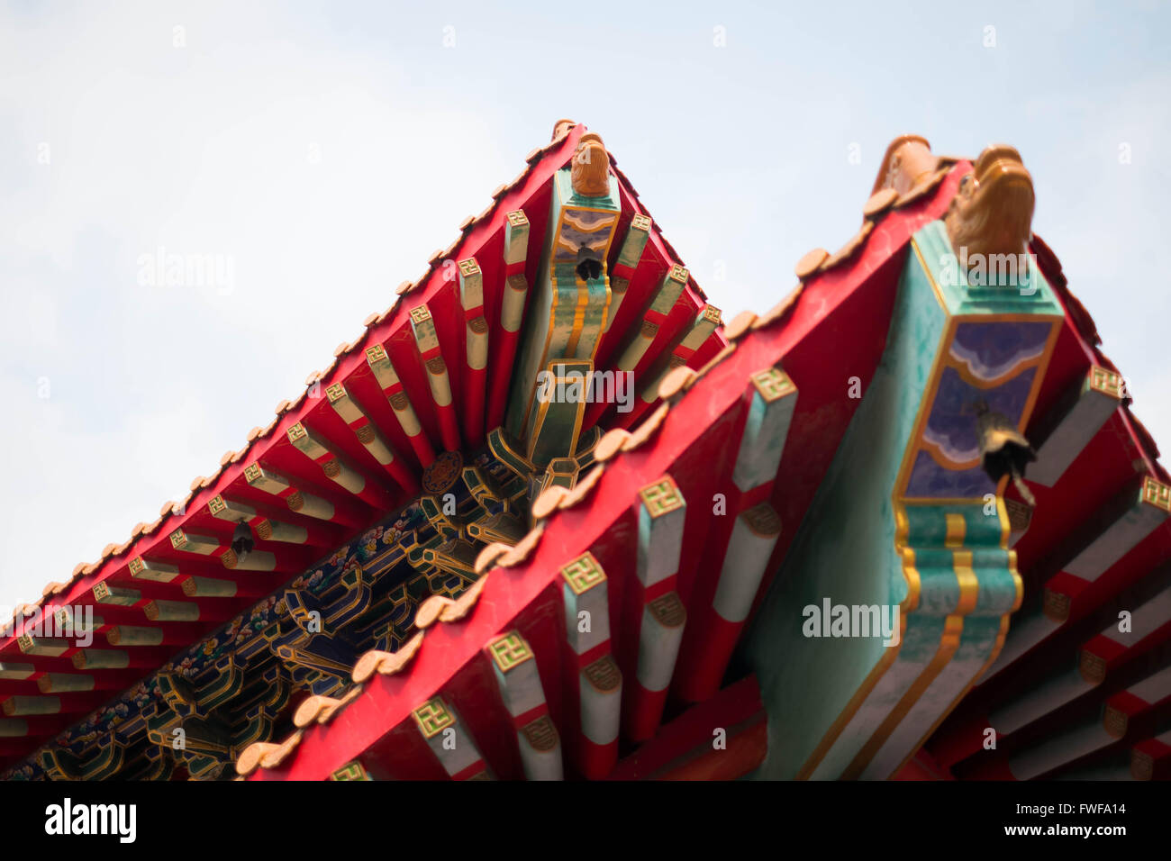 Chinesischen Dach Stockfoto