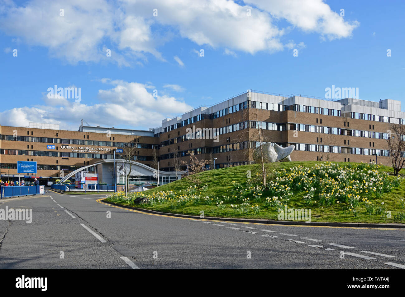 QMC Nottingham, Haupteingang. Stockfoto