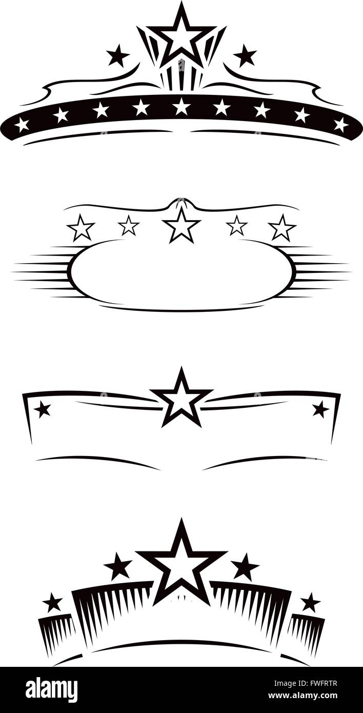 Unterhaltung-Symbole Stock Vektor