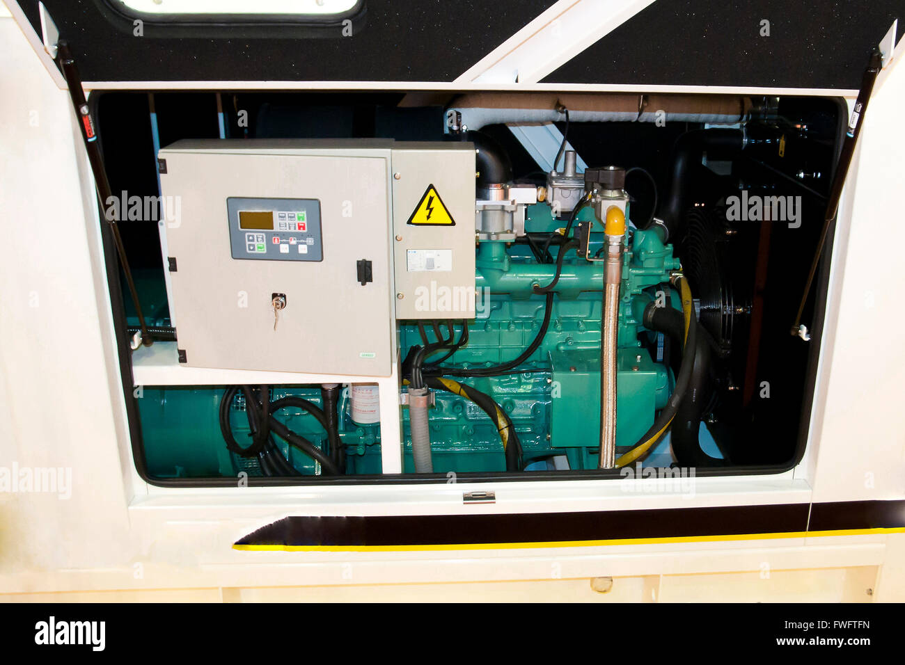 Erdgas-Generator Stockfoto