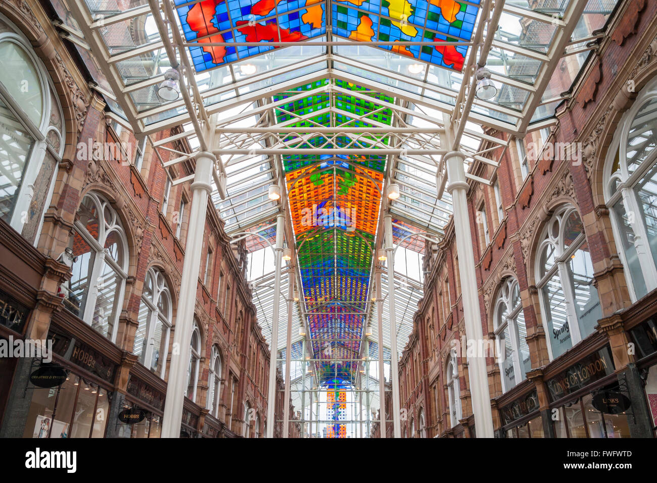 Victoria Quarter shopping Arcade, Leeds, Yorkshire, England. UK Stockfoto