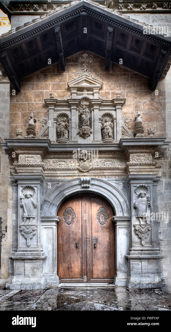 Fassade der königlichen Kapelle, Kathedrale, Granada, Andalusien, Spanien Stockfoto