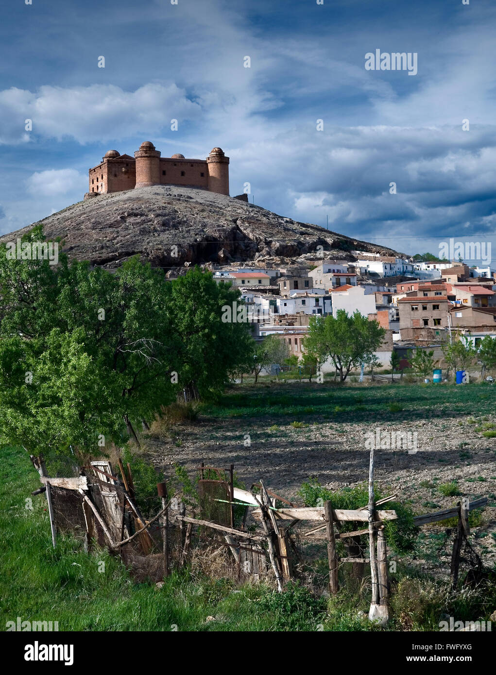 Schloss La Calahorra in Granada, Spanien Stockfoto