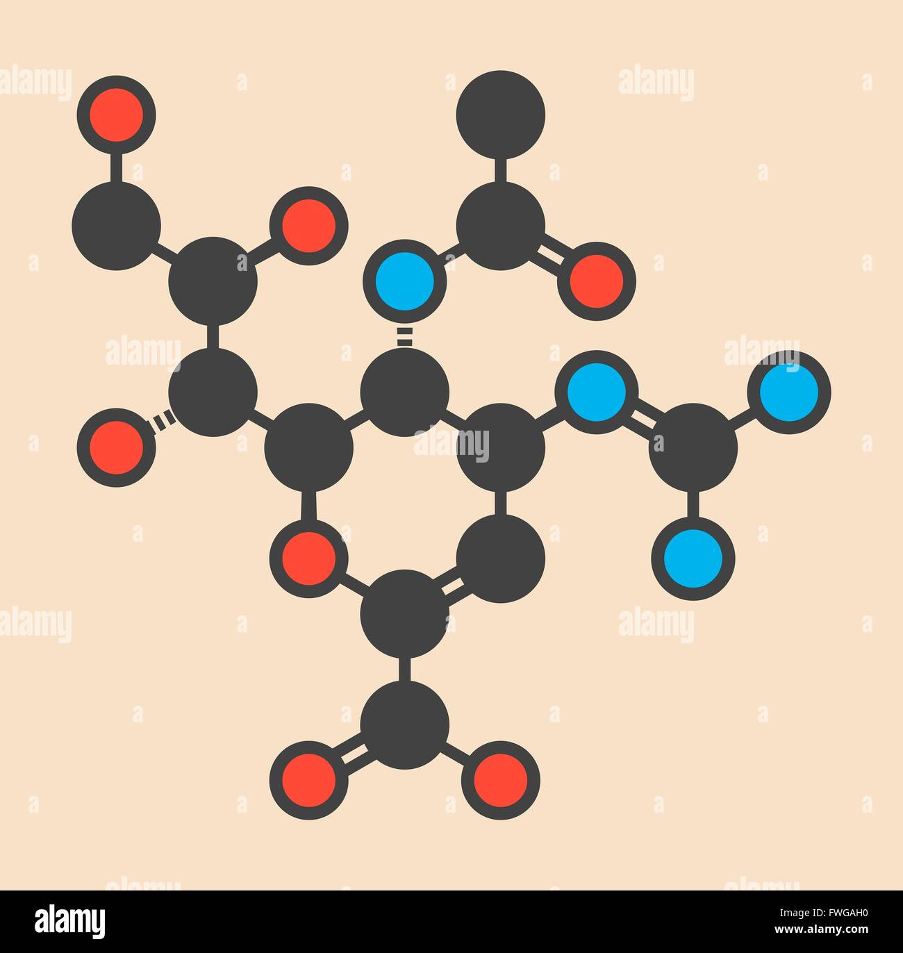 Zanamivir molecular Fotos und Bildmaterial in hoher Auflösung Alamy