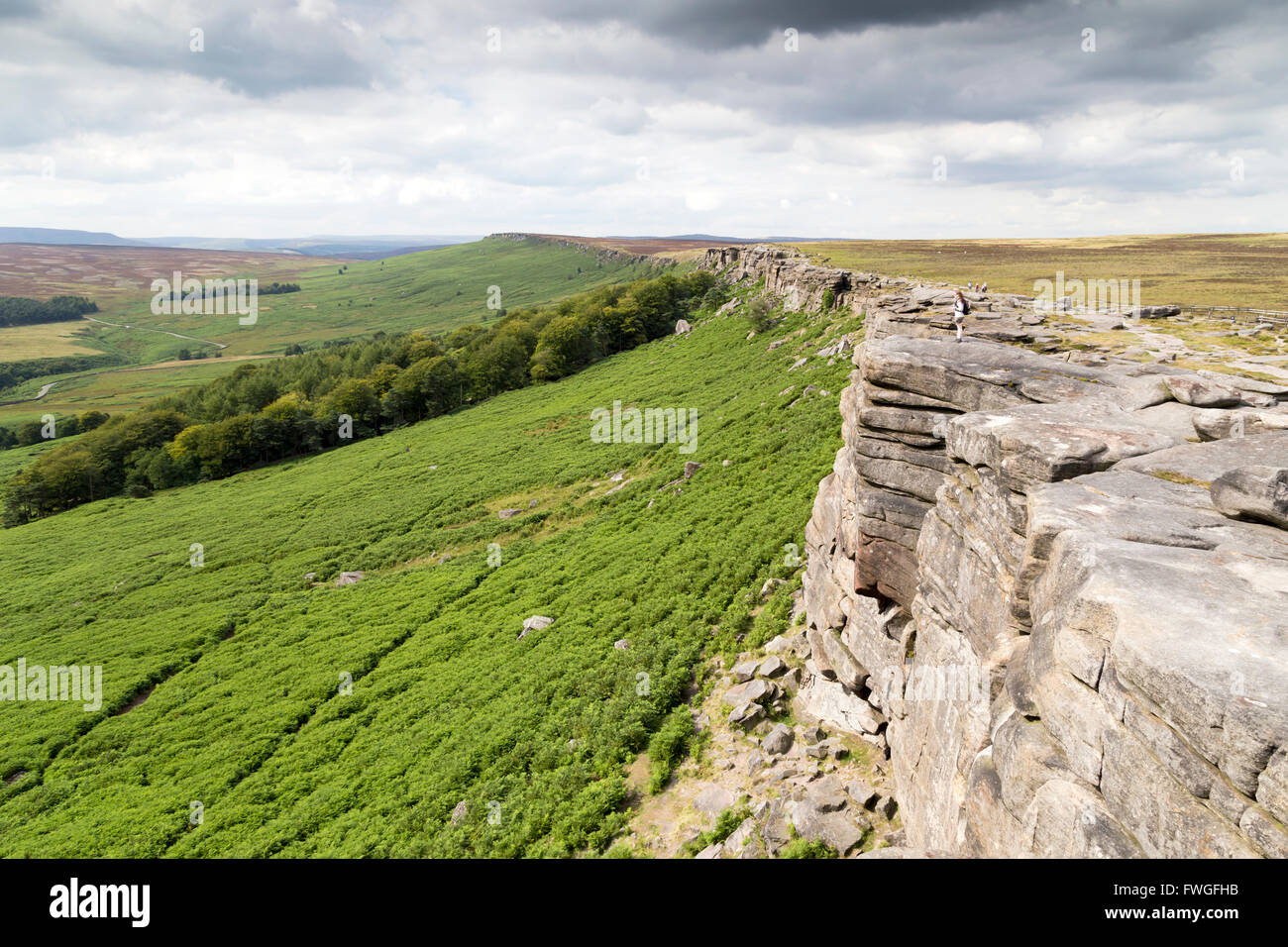 Peak District Nationalpark Derbyshire England Stockfoto