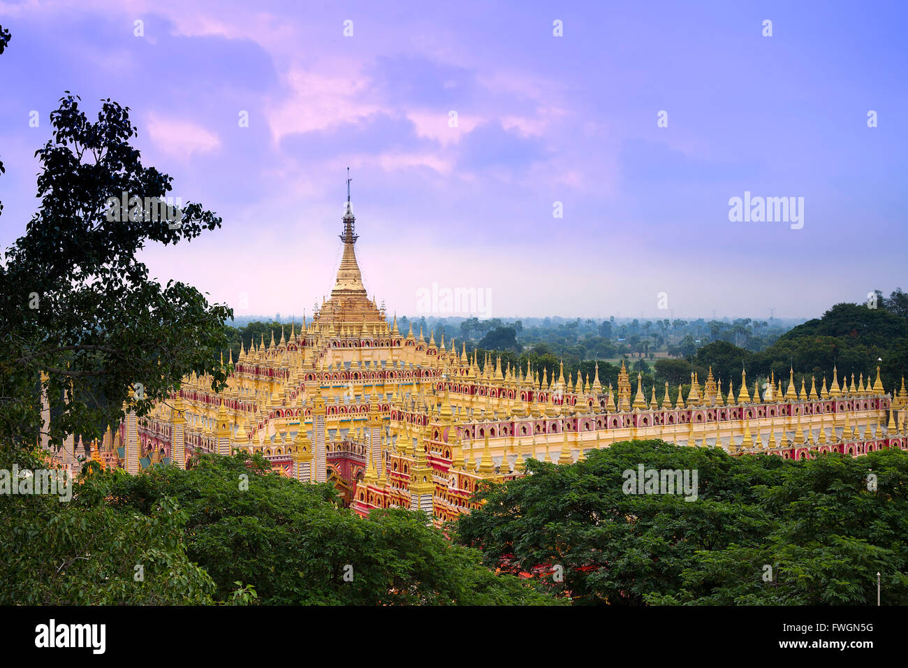 Thanboddhay PayaMonywa, Sagaing, Myanmar (Burma), Südost-Asien Stockfoto