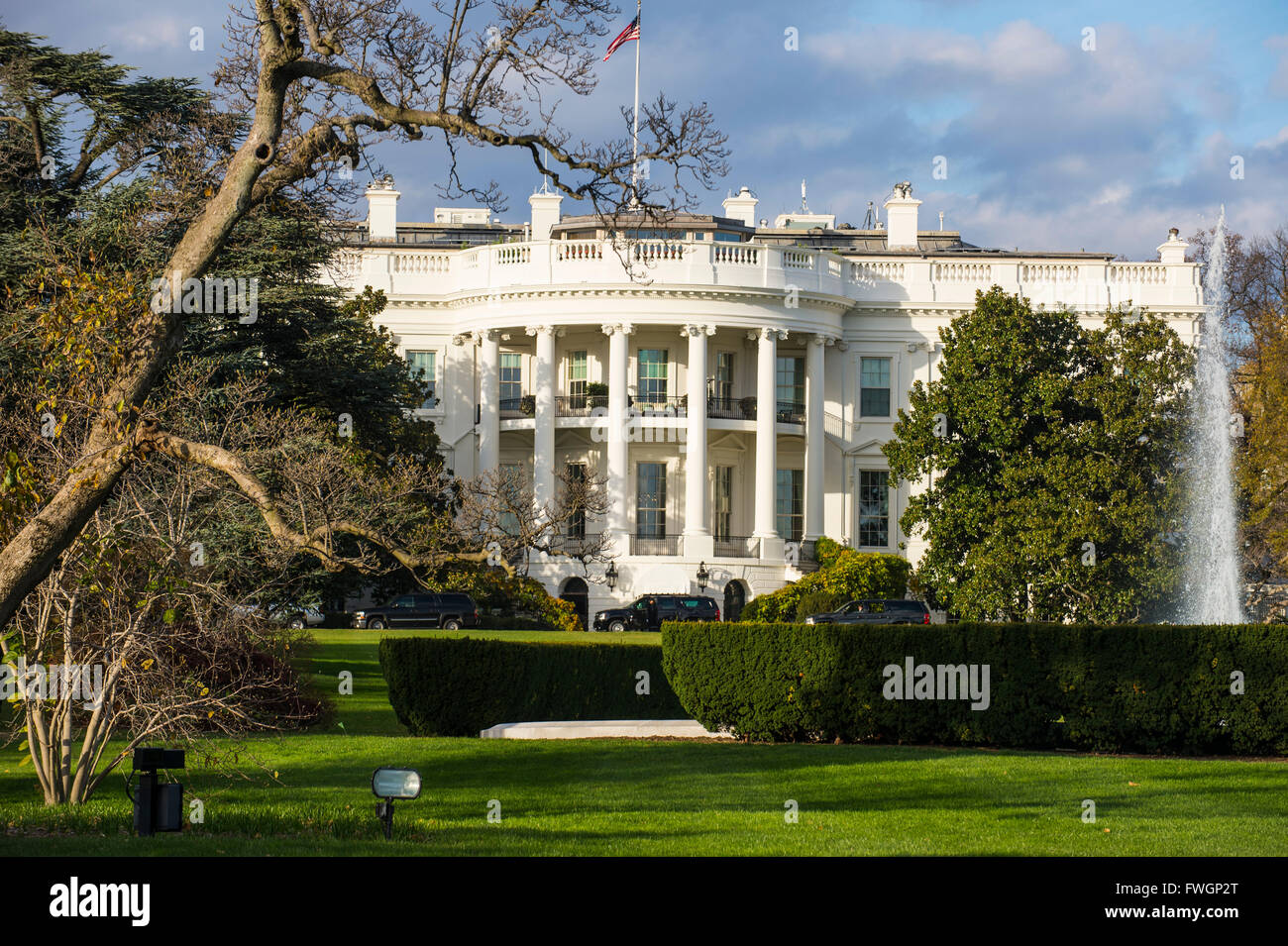 Das weiße Haus, Washington, District Of Columbia, Vereinigte Staaten von Amerika, Nordamerika Stockfoto