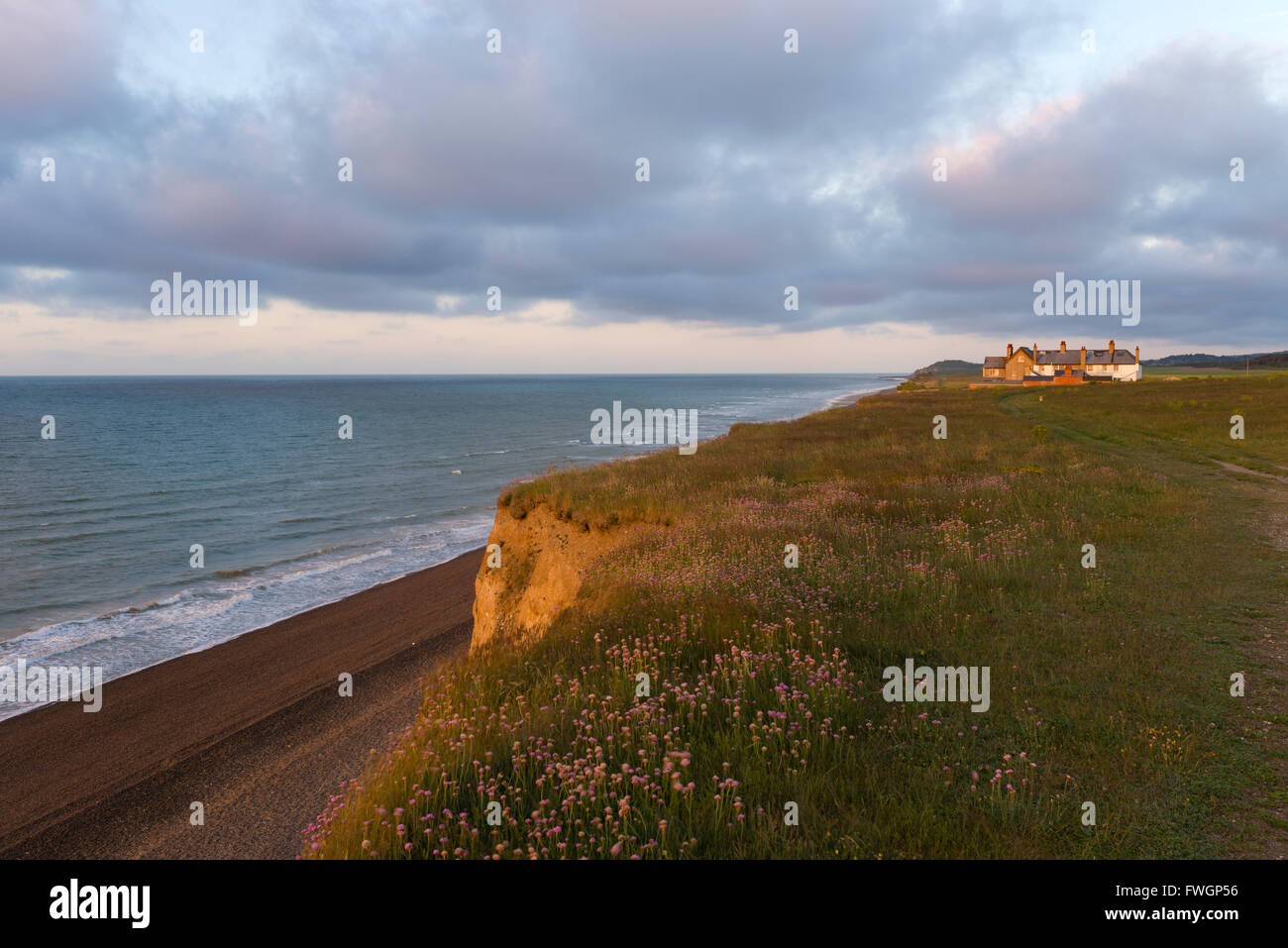 Schönen Abendlicht am Weybourne, Norfolk, England, Vereinigtes Königreich, Europa Stockfoto