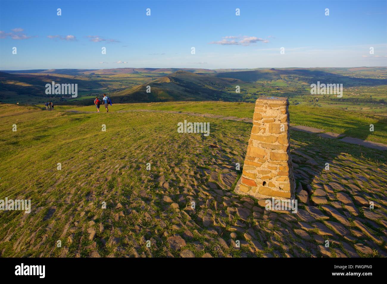 Blick vom Mam Tor Hollins überqueren, Derbyshire, England, Vereinigtes Königreich, Europa Stockfoto