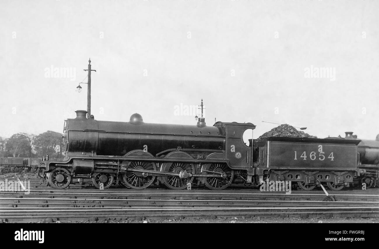 Caledonian Railway 4-6-0 Dampflokomotive der Klasse 60 No.64 als LMS 14654 Stockfoto