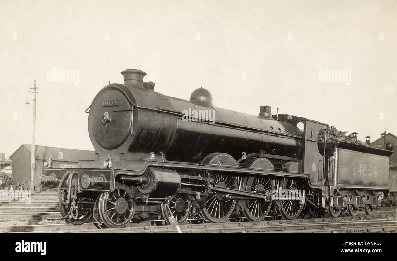 Caledonian Railway 4-6-0 Dampflokomotive der Klasse 60 No.64 als LMS 14654 Stockfoto