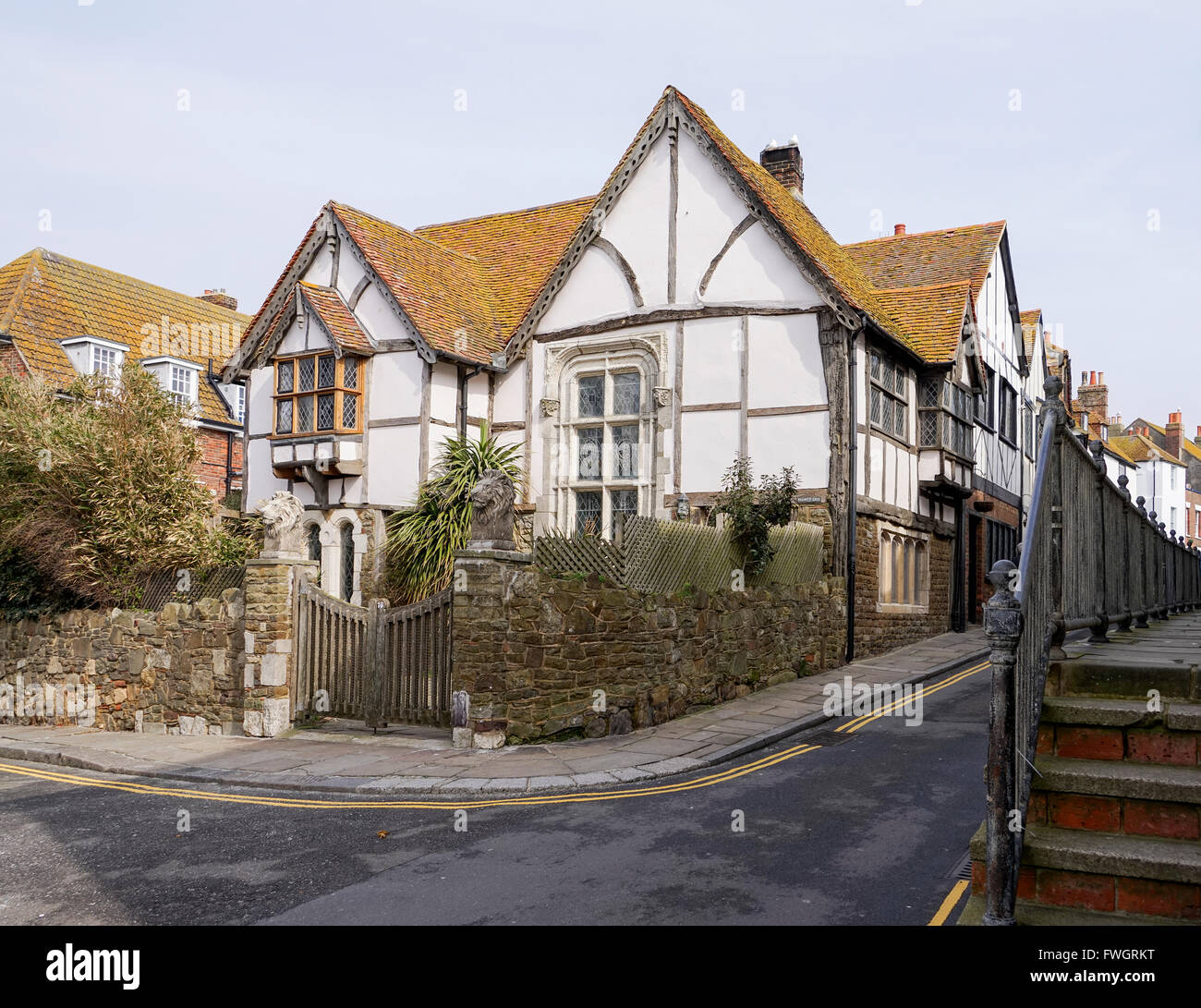 Kanzel Torhaus, Hastings, East Sussex -1 Stockfoto
