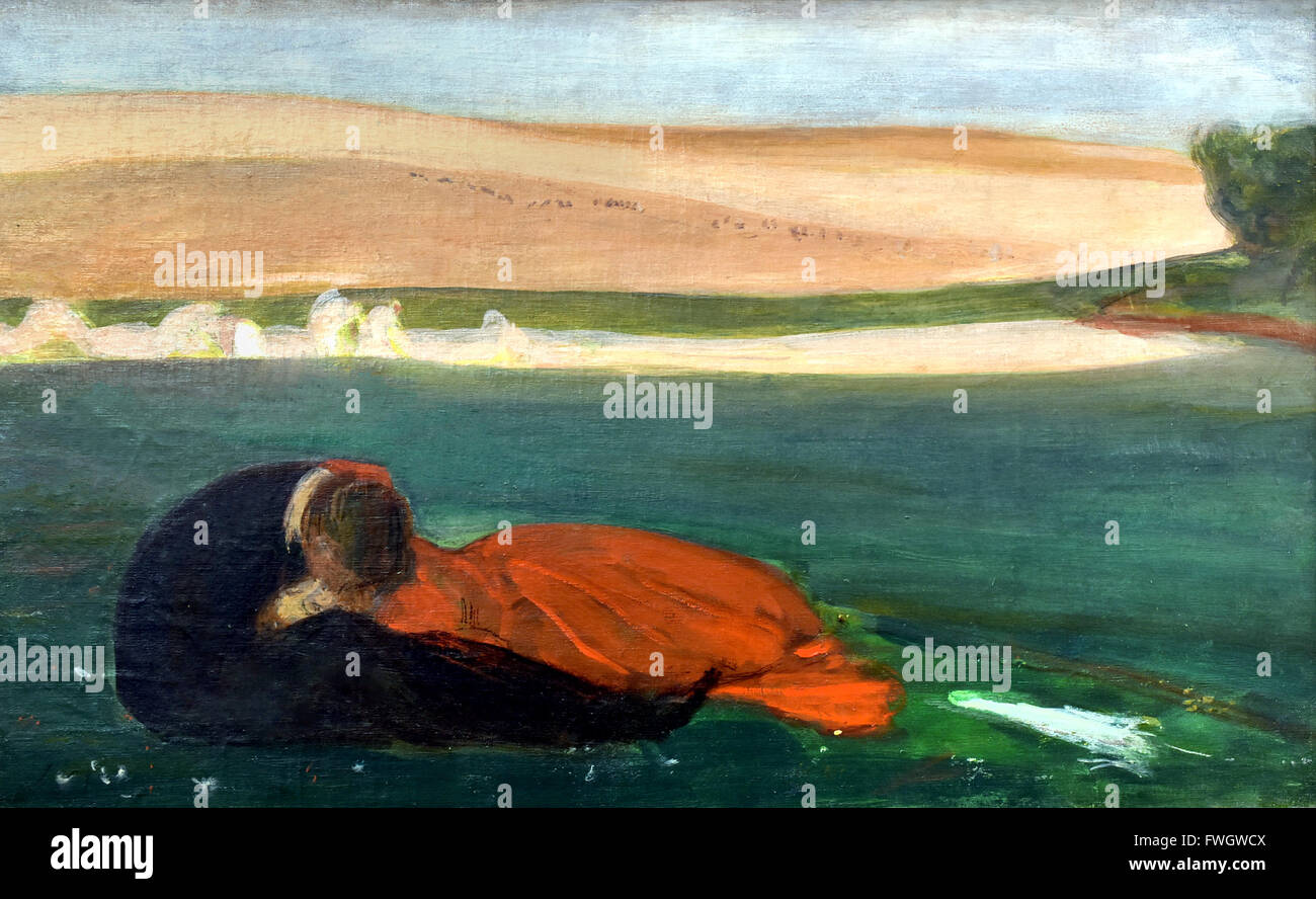 Ein Kuss Auf Den Rasen 1900 Wojciech Weiss 1875 1950 Polnischer Maler Und Zeichner Der Jungen Polen Bewegung Stockfotografie Alamy