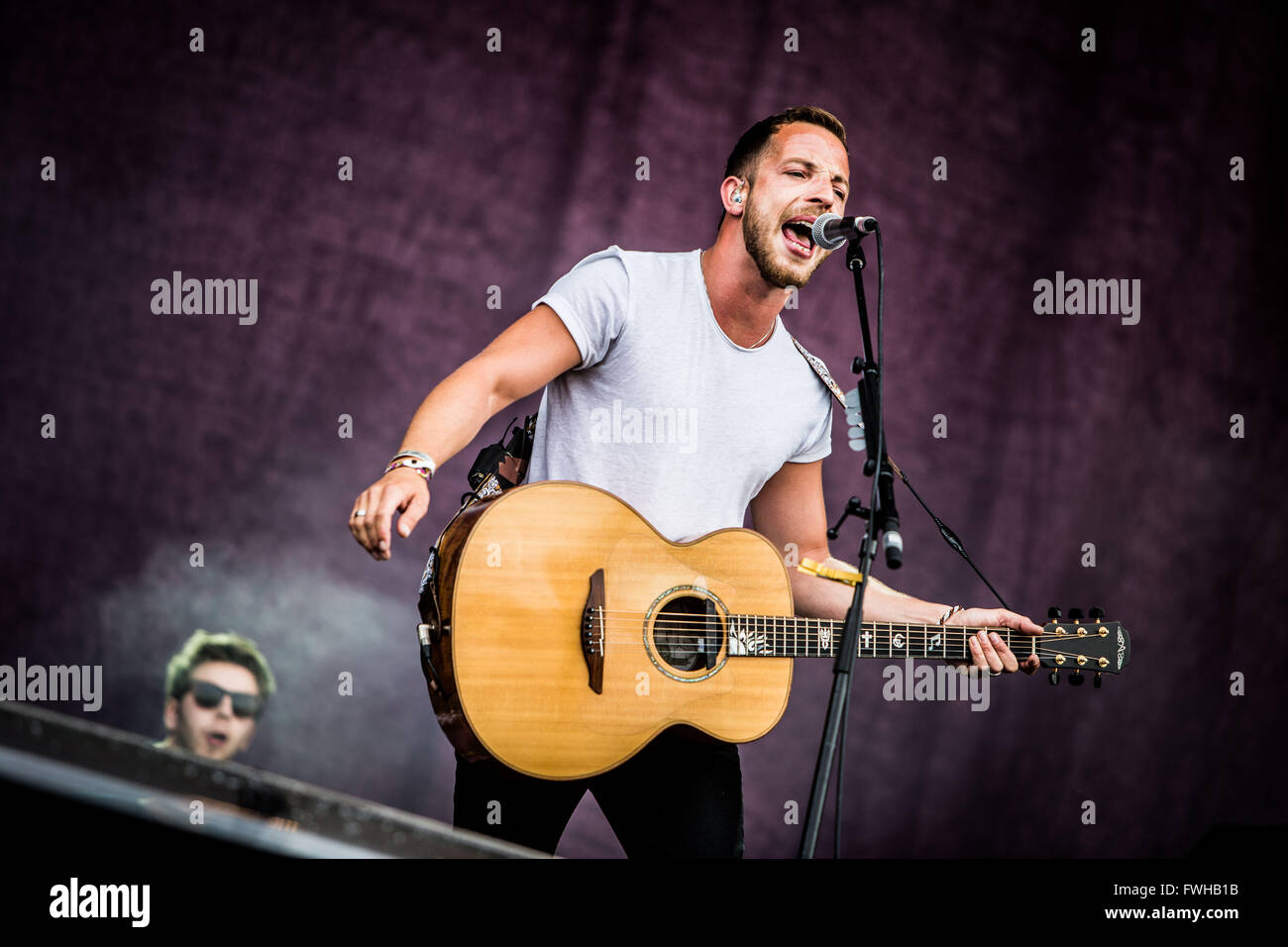 Landgraaf, Niederlande 11. Juni 2016 James Morrison tritt bei Pinkpop Festival 2016 Credit: Roberto Finizio / Alamy Live News Stockfoto