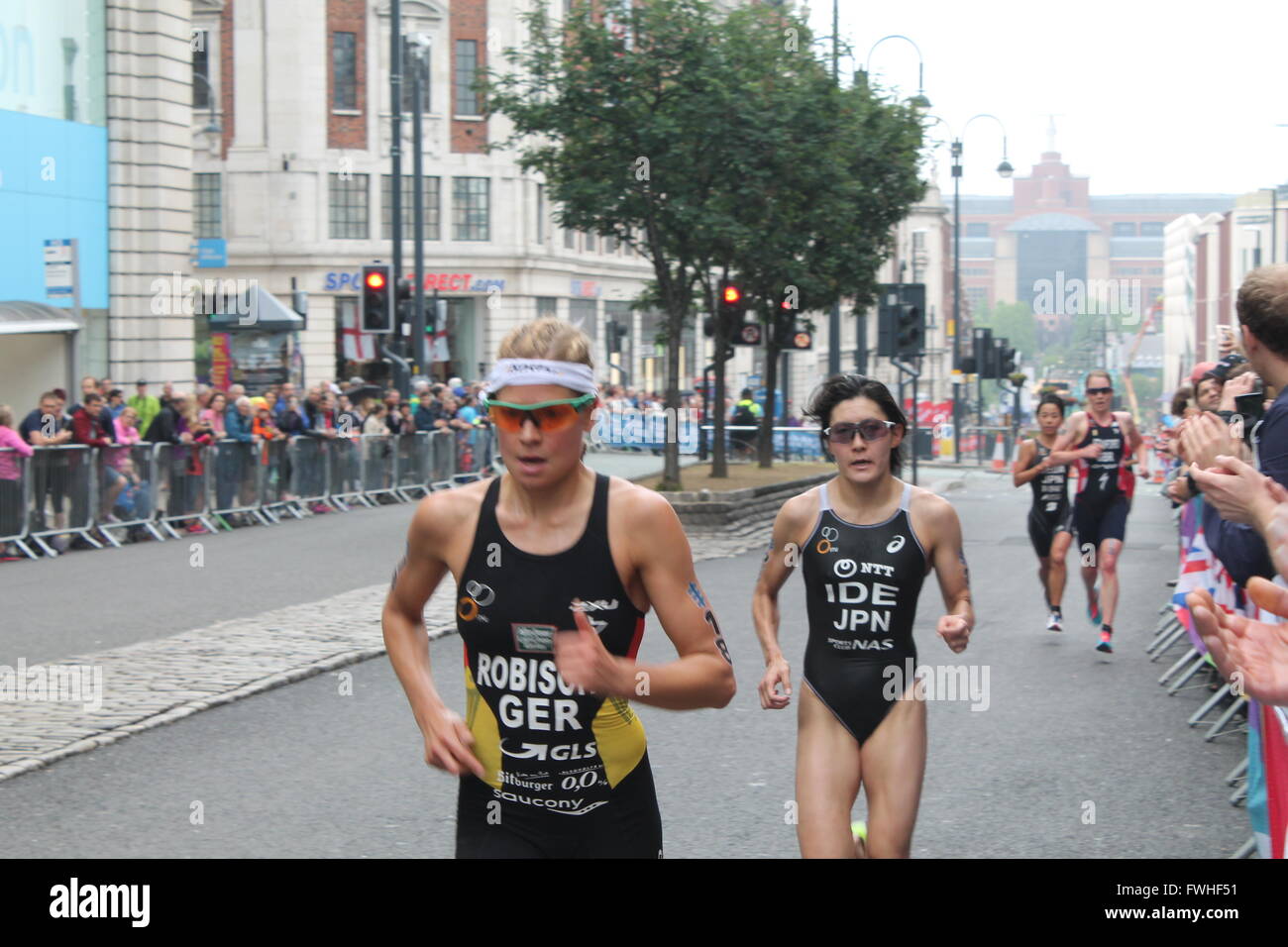 ITU World Triathlon Serie - Frauen - Leeds Stockfoto