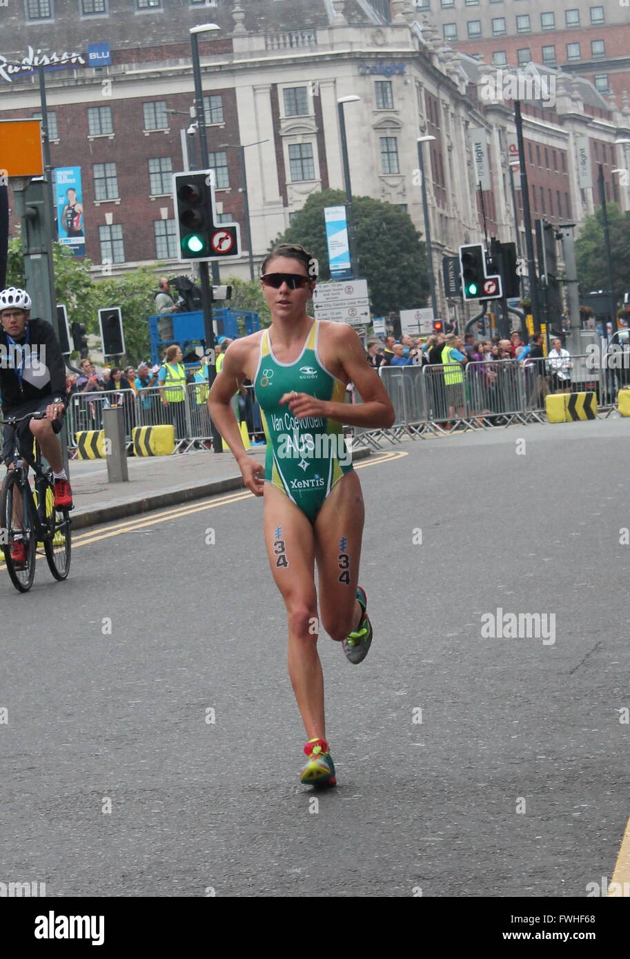 ITU World Triathlon Serie - Frauen - Leeds Stockfoto