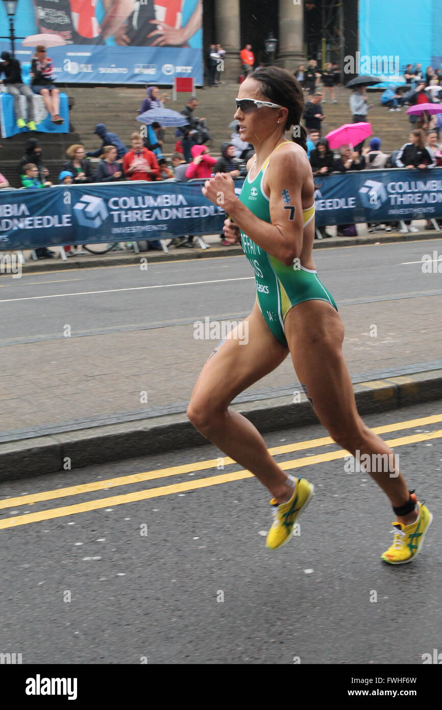 ITU World Triathlon Serie - Frauen - Leeds Stockfoto