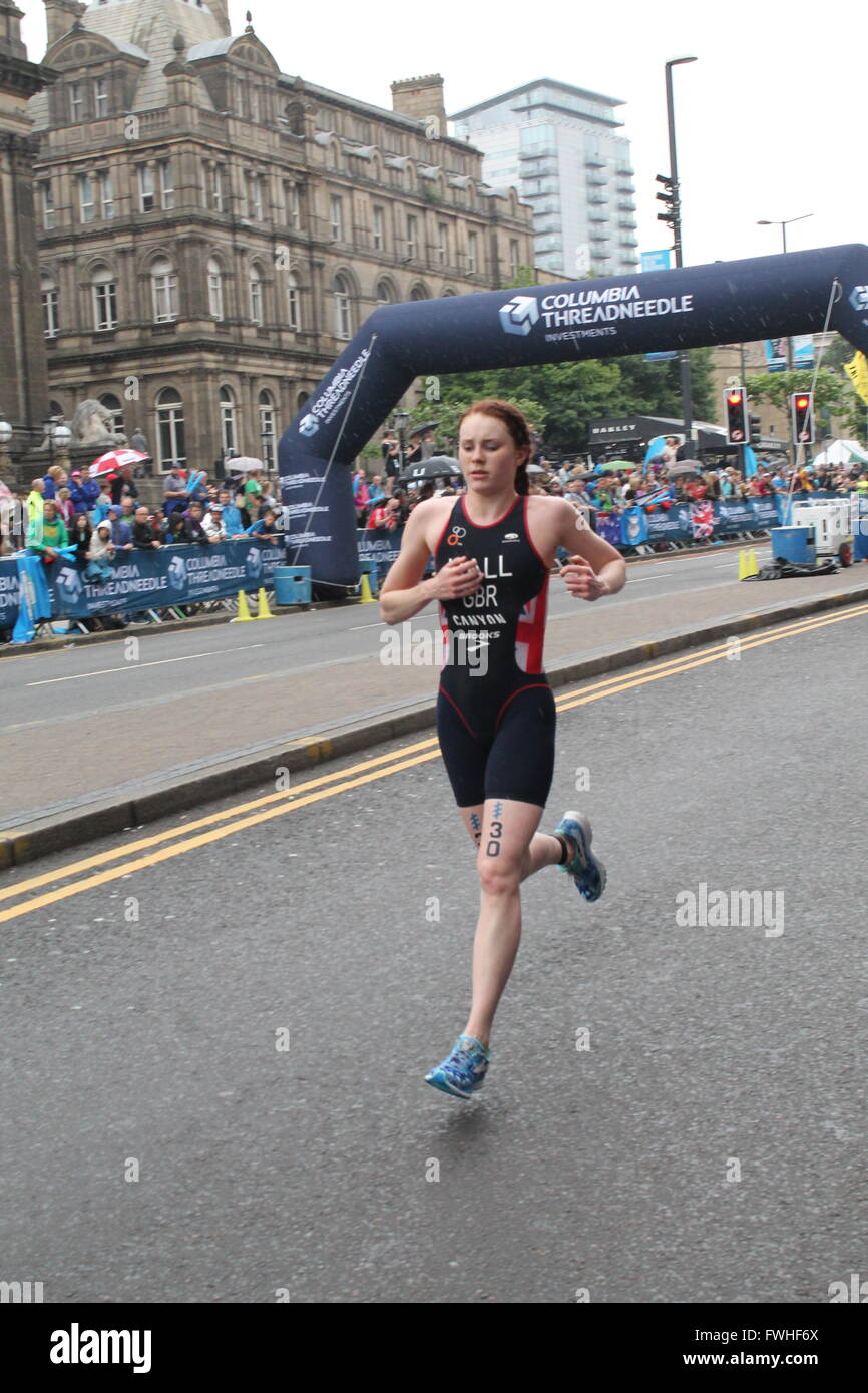 ITU World Triathlon Serie - Frauen - Leeds Stockfoto