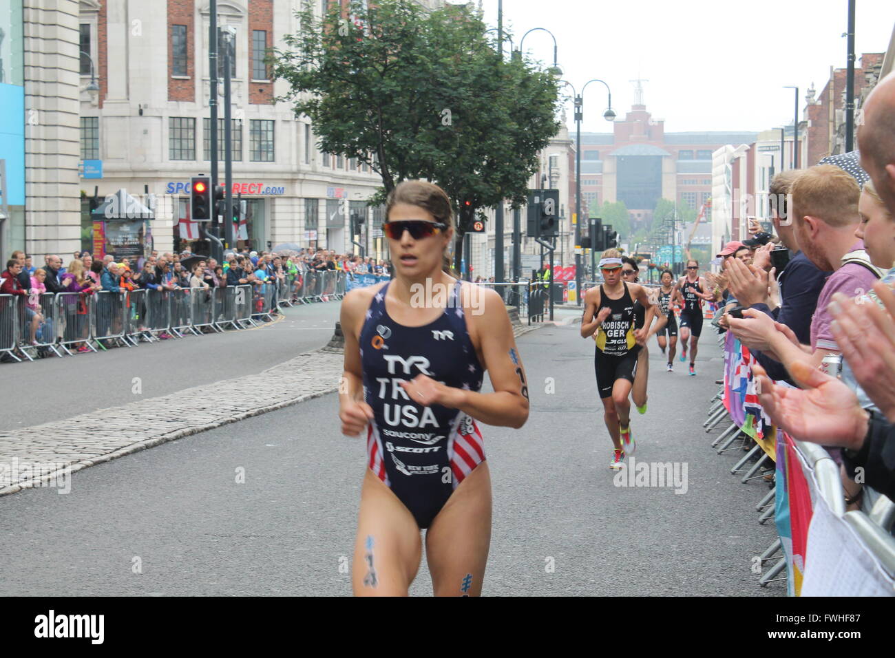 ITU World Triathlon Serie - Frauen - Leeds Stockfoto