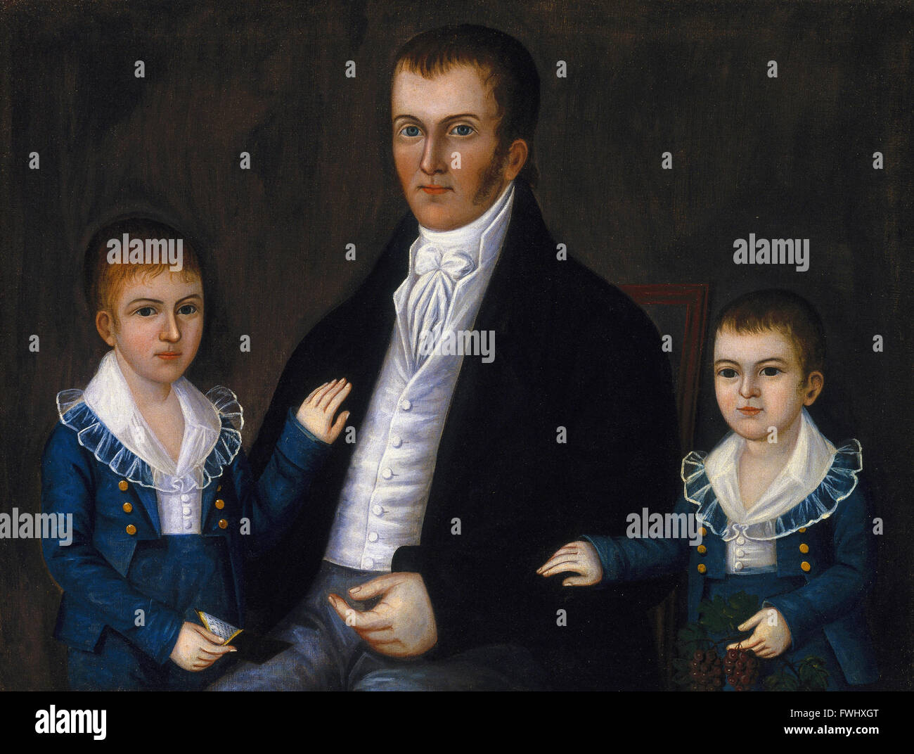 Joshua Johnson - John Jacob Anderson und Söhne, John und Edward - Brooklyn Museum Stockfoto