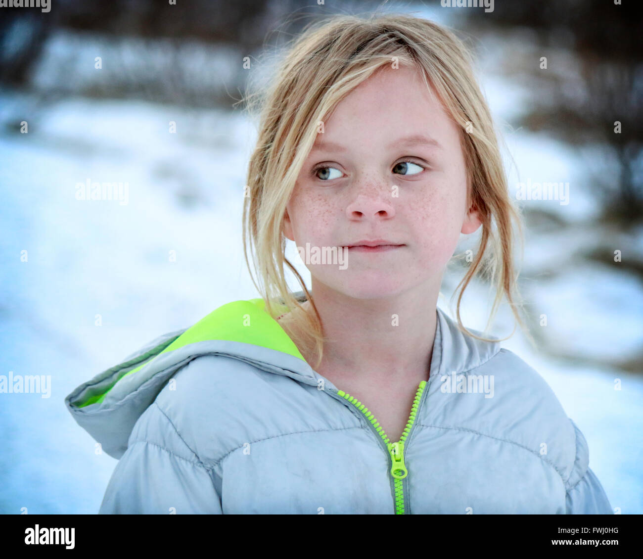 Porträt eines Mädchens Stockfoto