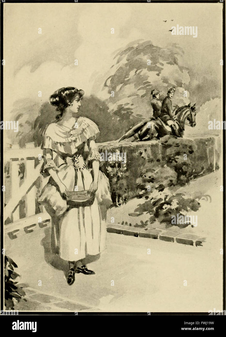 Zwei Mädchen des alten New Jersey - eine Schule-Mädchen-Geschichte von 76 (1912) Stockfoto
