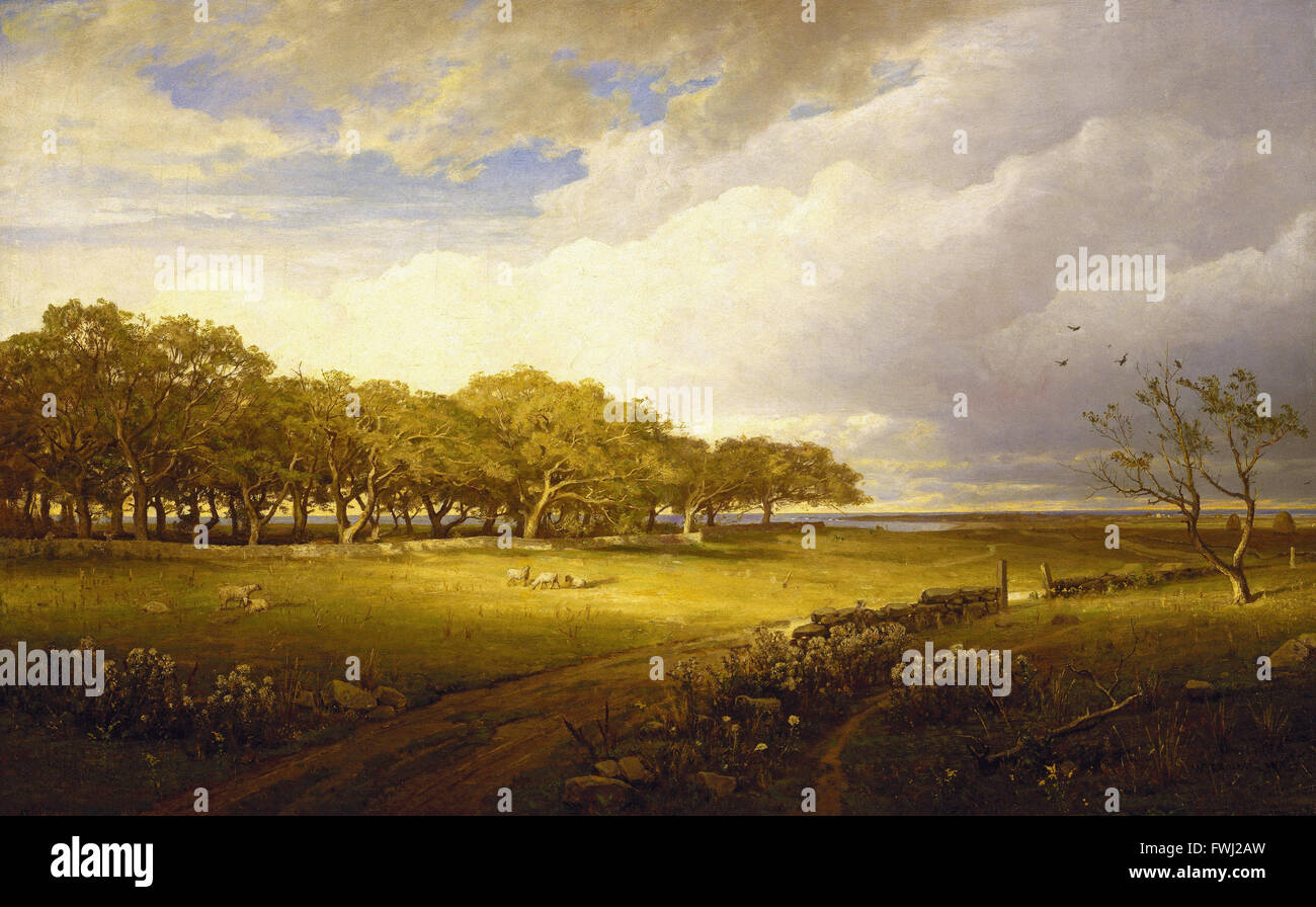 William Trost Richards - alten Obstgarten in Newport - Brooklyn Museum Stockfoto