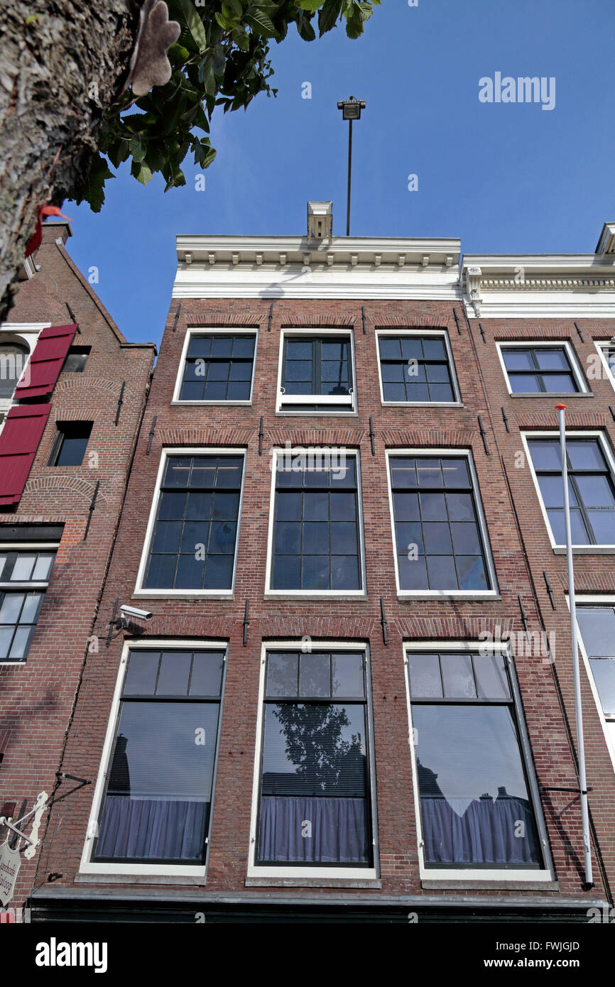 Das Anne Frank Haus in Amsterdam, Niederlande. Stockfoto