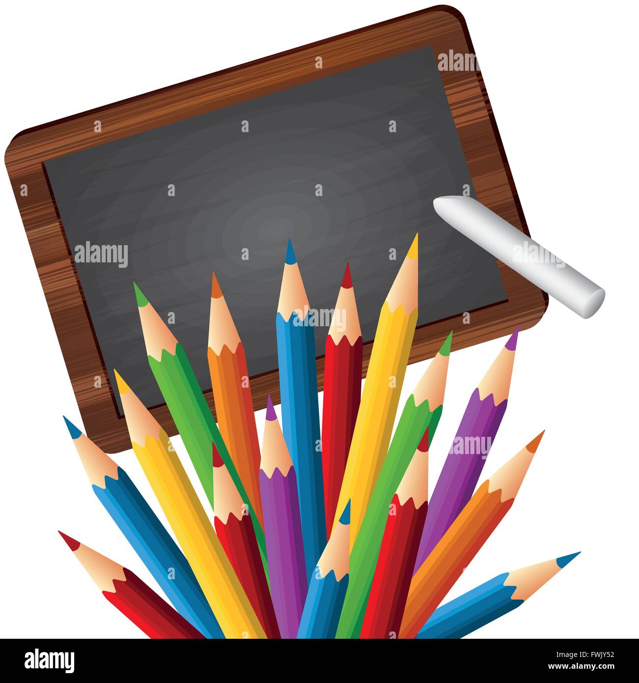 Abbildung Vektor Grafik Blackboard für den kreativen Einsatz in Grafik-design Stock Vektor