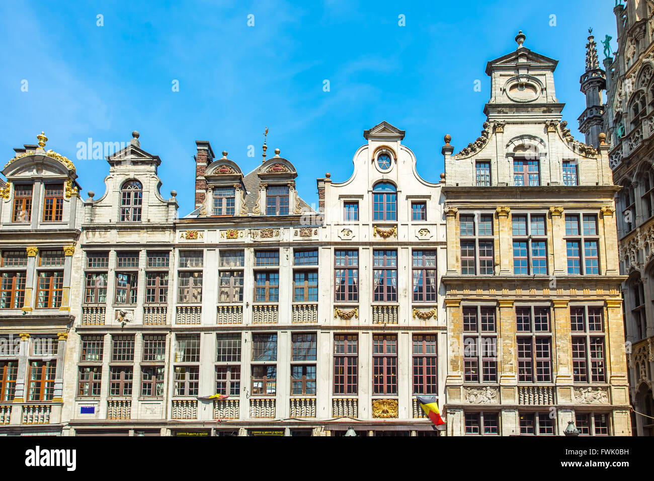 Grand Place (Grote Markt) in Brüssel, Belgien. Stockfoto