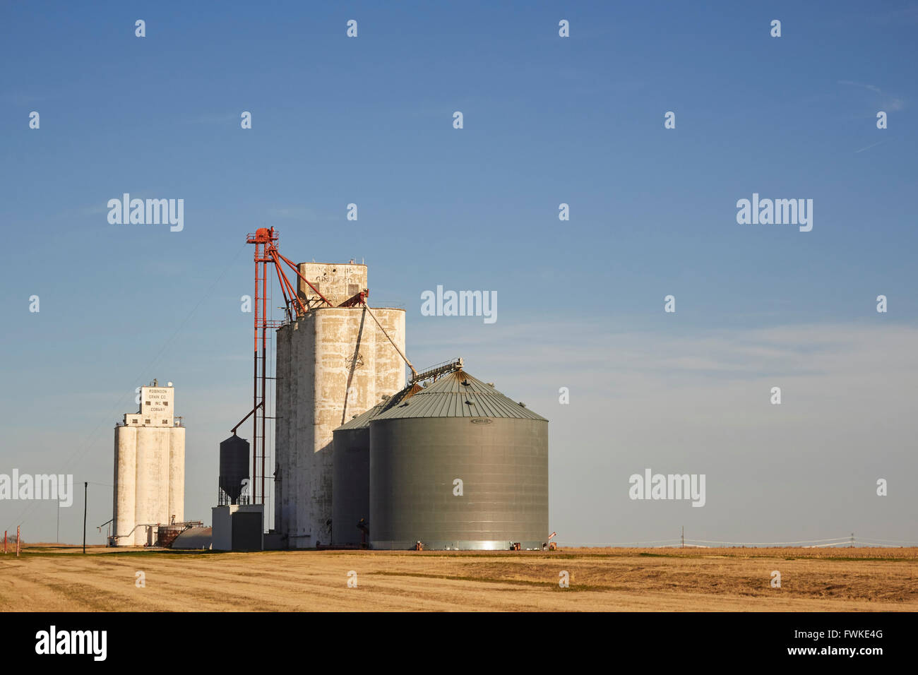 Grain Elevator, Conway, Texas, USA Stockfoto