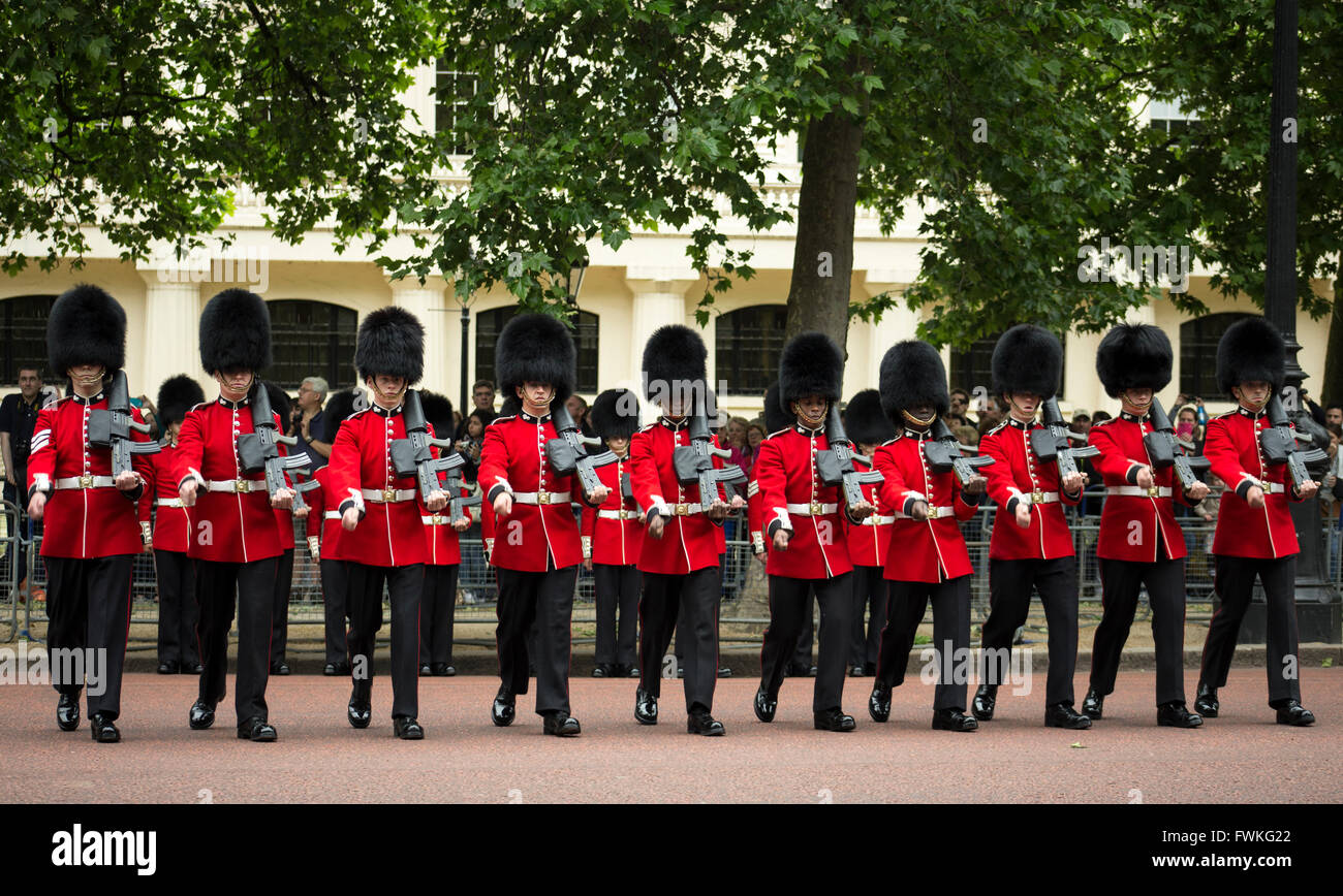 Königliche Garde, London Stockfoto