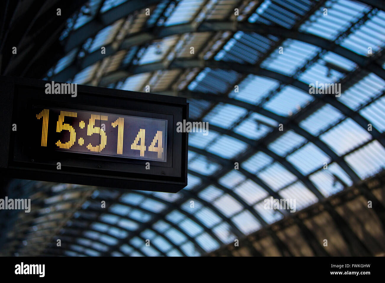 Kings Cross Station London Stockfoto