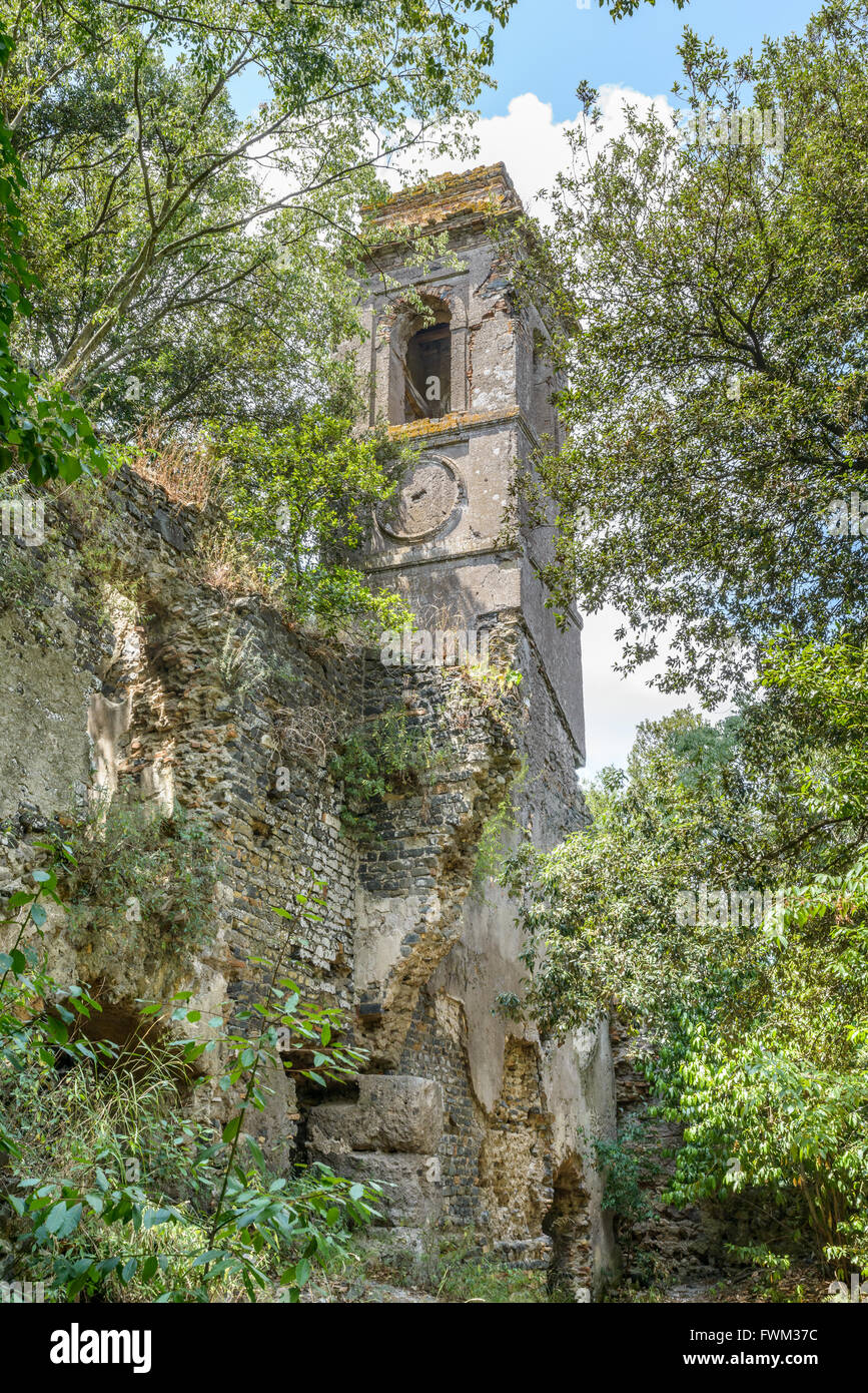 in den alten Park Galeria ein Dorf in der Nähe von Rom, Italien Stockfoto