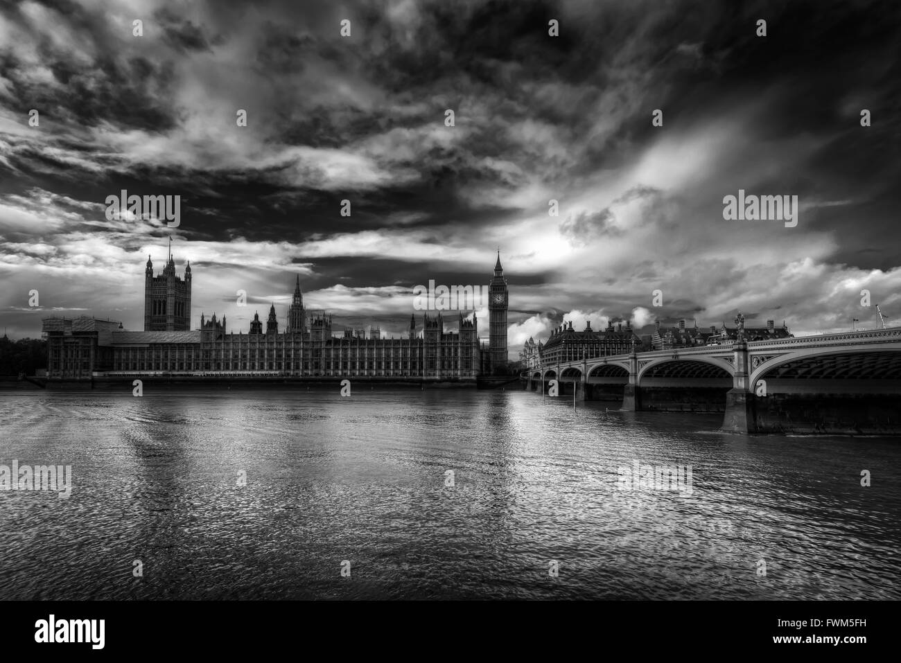 Häuser des Parlaments, Palace of Westminster, London Stockfoto