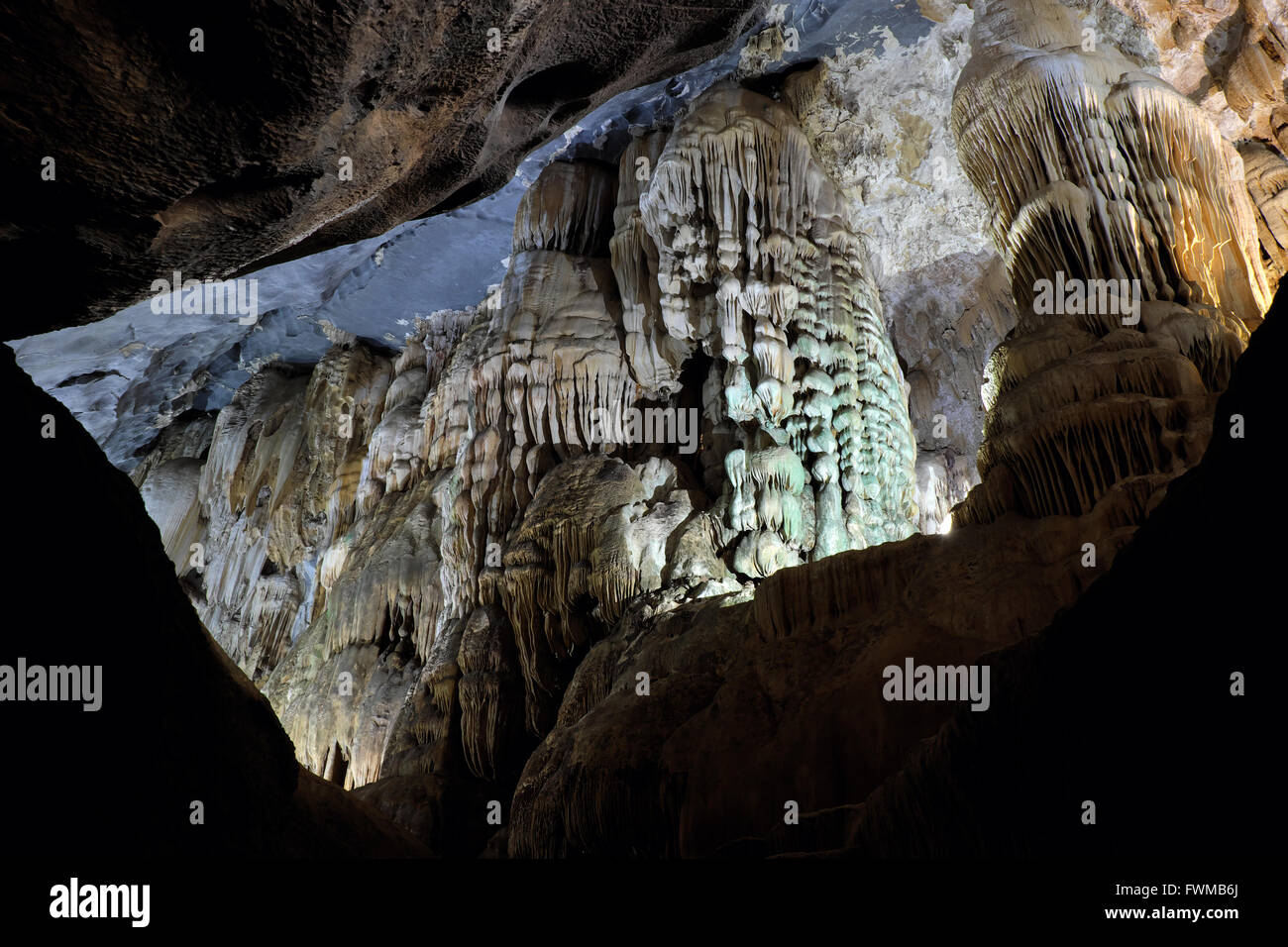 Phong Nha, Ke Bang Höhle, eine erstaunliche, wunderbare Höhle bei Bo Trach, Quang Binh, Vietnam, ist Welterbe von Viet Nam Stockfoto