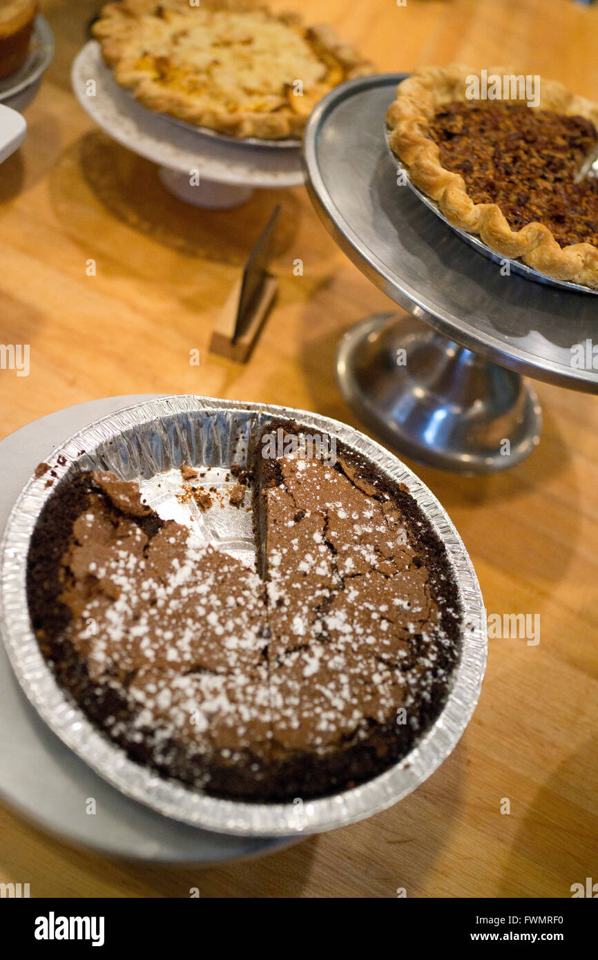 Scratch Bäckerei Durham North Carolina NC USA kratzen macht echte, ehrliche, handgefertigte Essen. Stockfoto