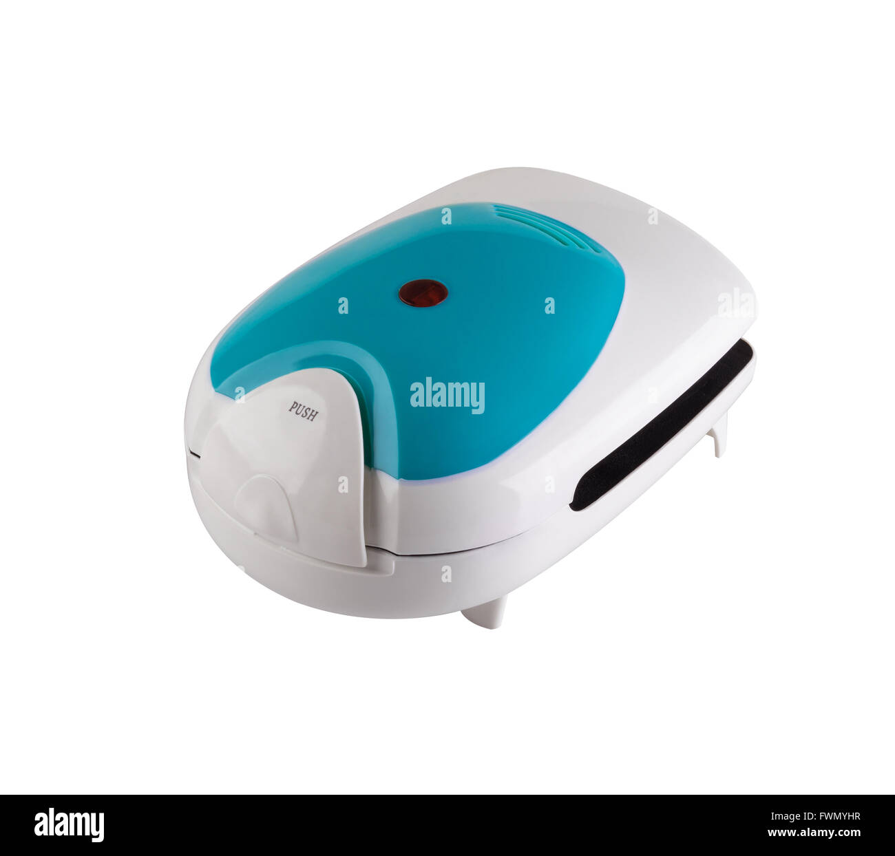 Electric Sandwich Maker Maschine auf weißem Hintergrund Stockfoto