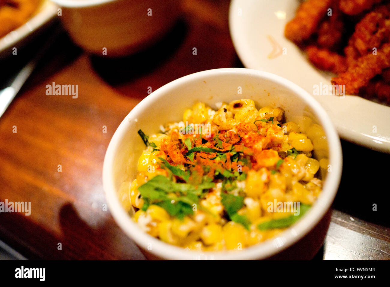 Jose und Söhne Bar & Restaurant im Warehouse District Raleigh North Carolina NC USA mit einem Mix aus mexikanischen und südlichen Stockfoto