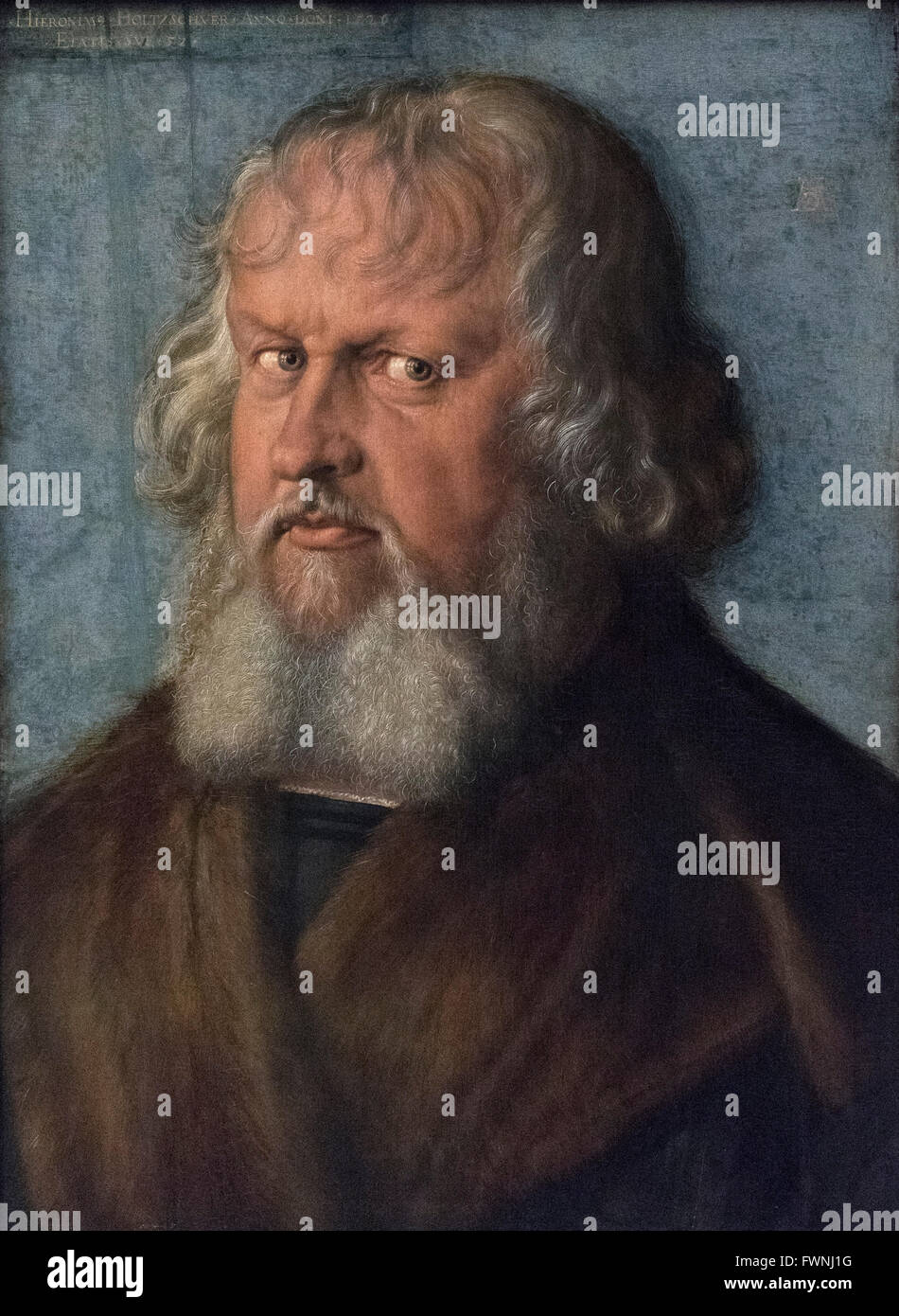 Albrecht Dürer (1471-1528), Porträt des Hieronymus Holzschuher (1469-1529), 1526. Stockfoto