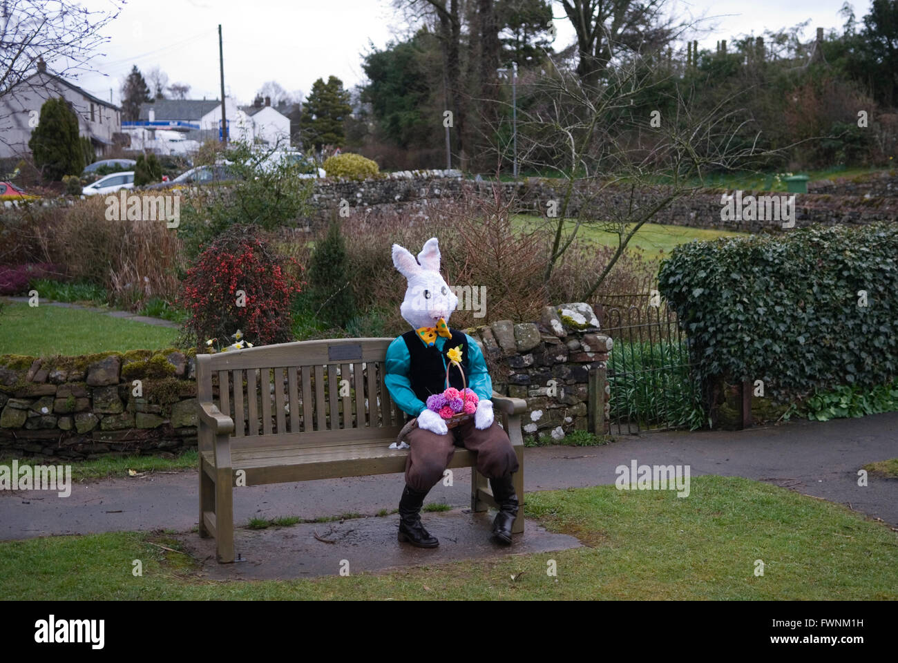 Osterhase Cumbria UK 2016 2010er HOMER SYKES Stockfoto